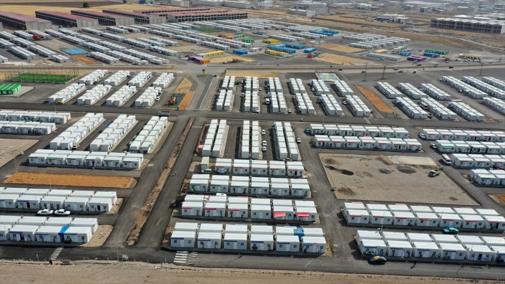 Konteyner kentlerde kış hazırlıkları devam ediyor