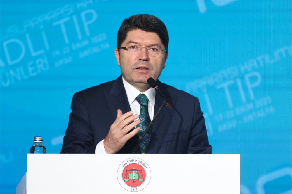 Adalet Bakanı Tunç, Antalya Adli Tıp Günleri Toplantısı'nda konuştu