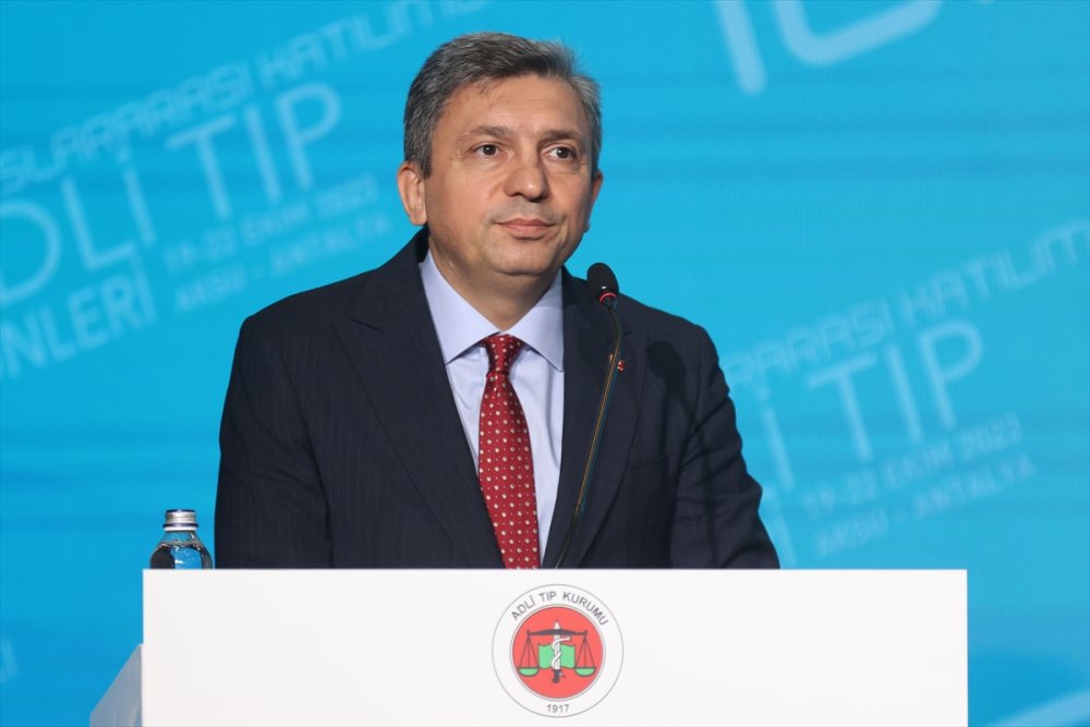 Adalet Bakanı Tunç, Antalya Adli Tıp Günleri Toplantısı'nda konuştu