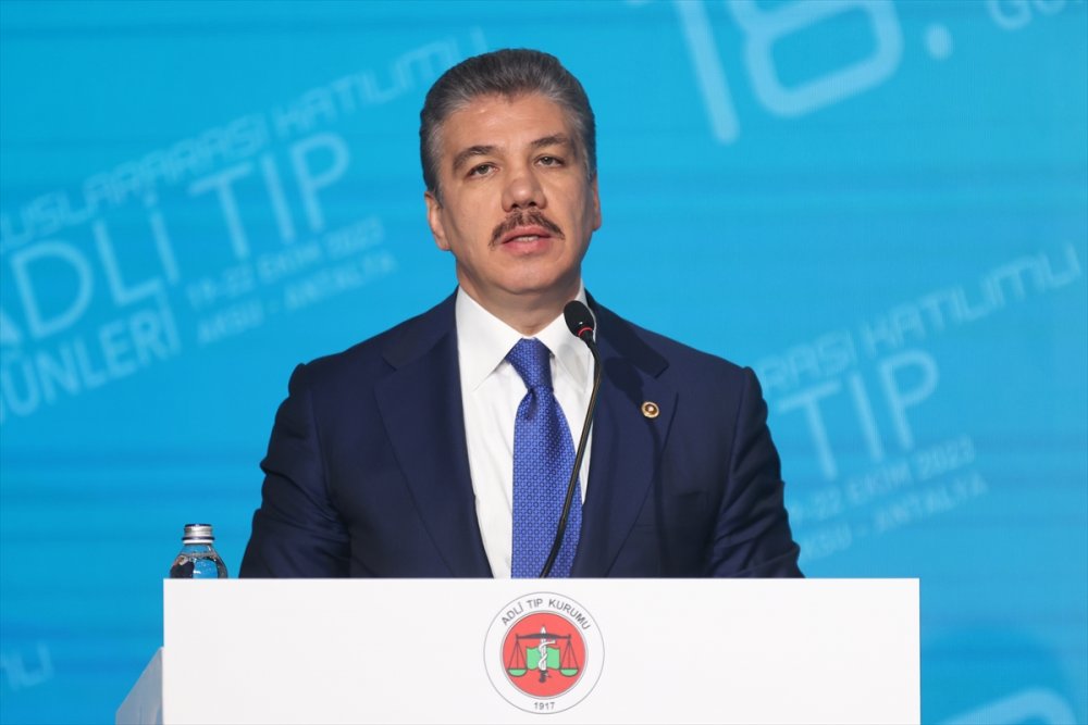 Adalet Bakanı Tunç, Antalya Adli Tıp Günleri Toplantısı'nda konuştu