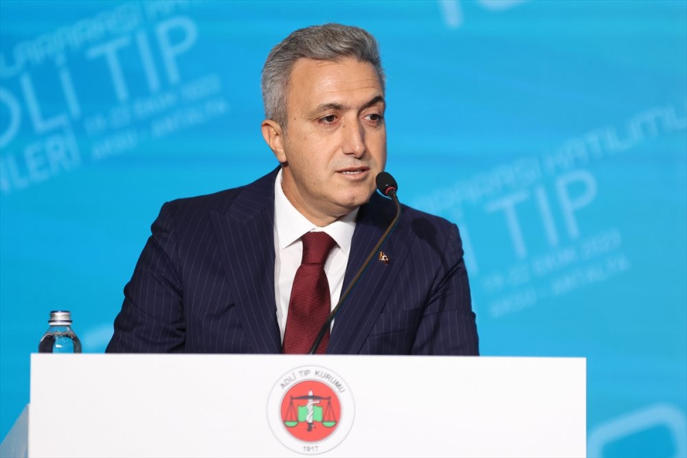 Adalet Bakanı Tunç, Antalya Adli Tıp Günleri Toplantısı'nda konuştu