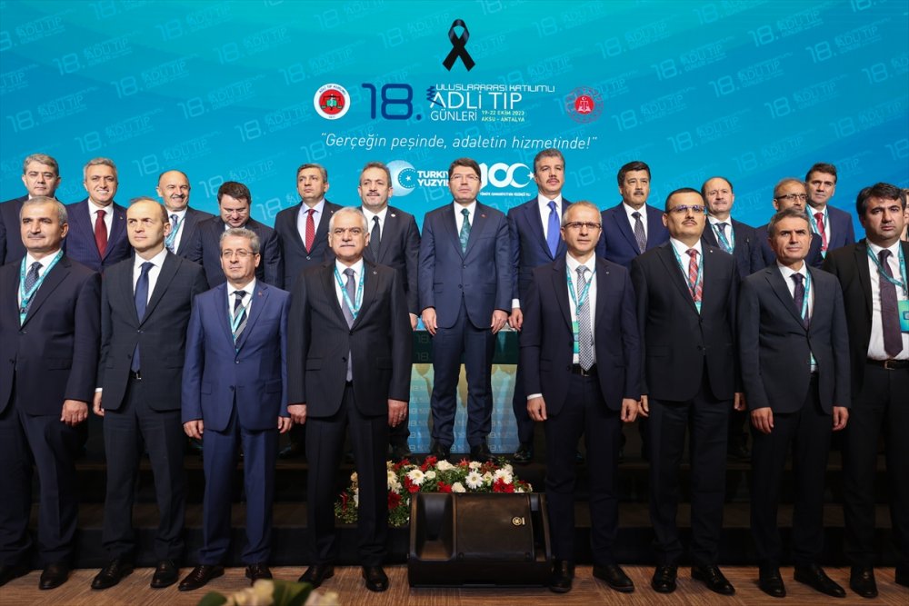 Adalet Bakanı Tunç, Antalya Adli Tıp Günleri Toplantısı'nda konuştu