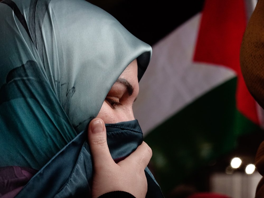 Brezilya'da Filistin'e destek gösterisi yapıldı