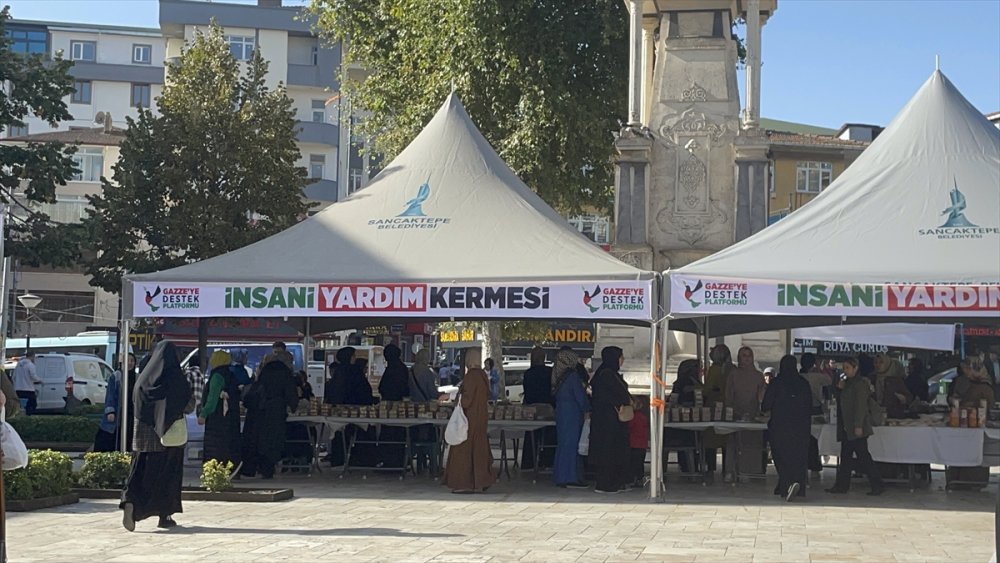 Gazze'ye destek için kermes düzenlendi