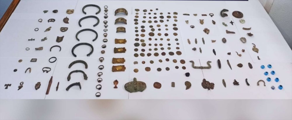 Tarihi eser operasyonunda 3 şüpheli yakalandı