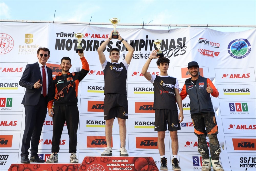 Türkiye Motokros Şampiyonası'nın 4. ayak yarışları Gönen'de tamamlandı