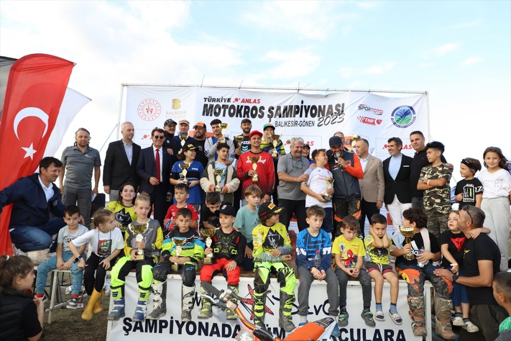 Türkiye Motokros Şampiyonası'nın 4. ayak yarışları Gönen'de tamamlandı
