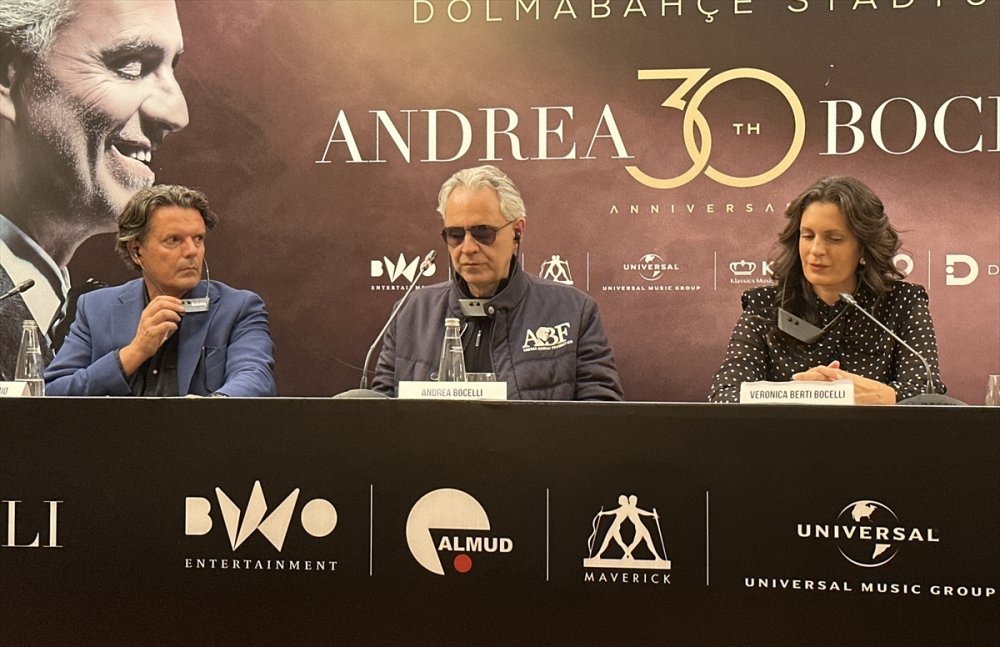 Ünlü tenor Andrea Bocelli: "Yeter ki barış olsun ben sesimden feragat edebilirim"