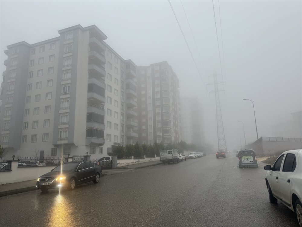 Gaziantep'te sis etkili oldu
