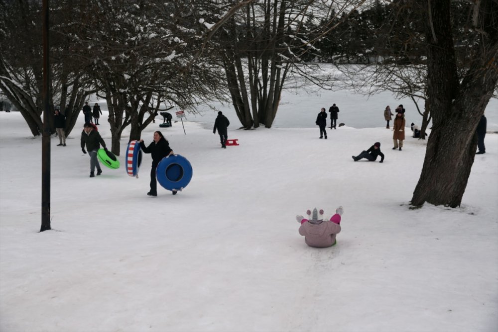 Bolu Gölcük Tabiat Parkı ziyaretçilerin sömestri tercihi