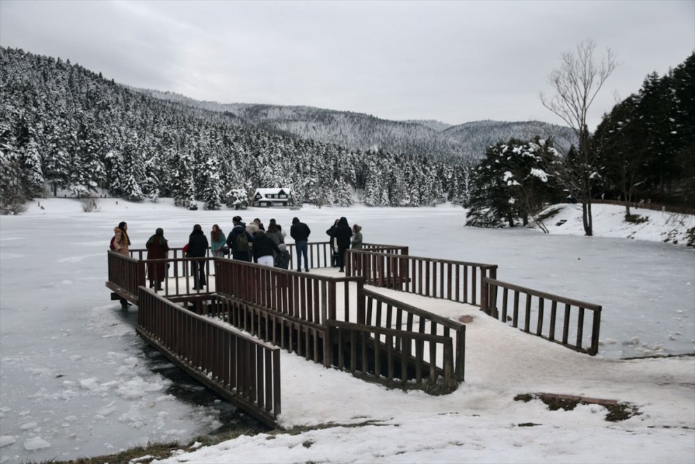 Bolu Gölcük Tabiat Parkı ziyaretçilerin sömestri tercihi