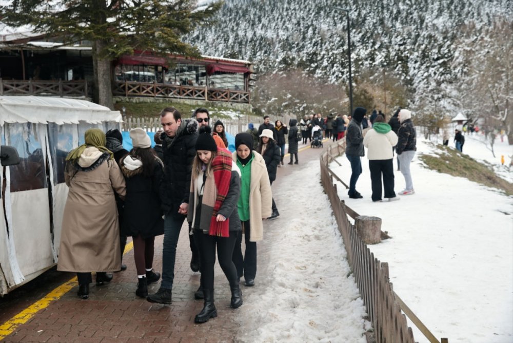 Bolu Gölcük Tabiat Parkı ziyaretçilerin sömestri tercihi