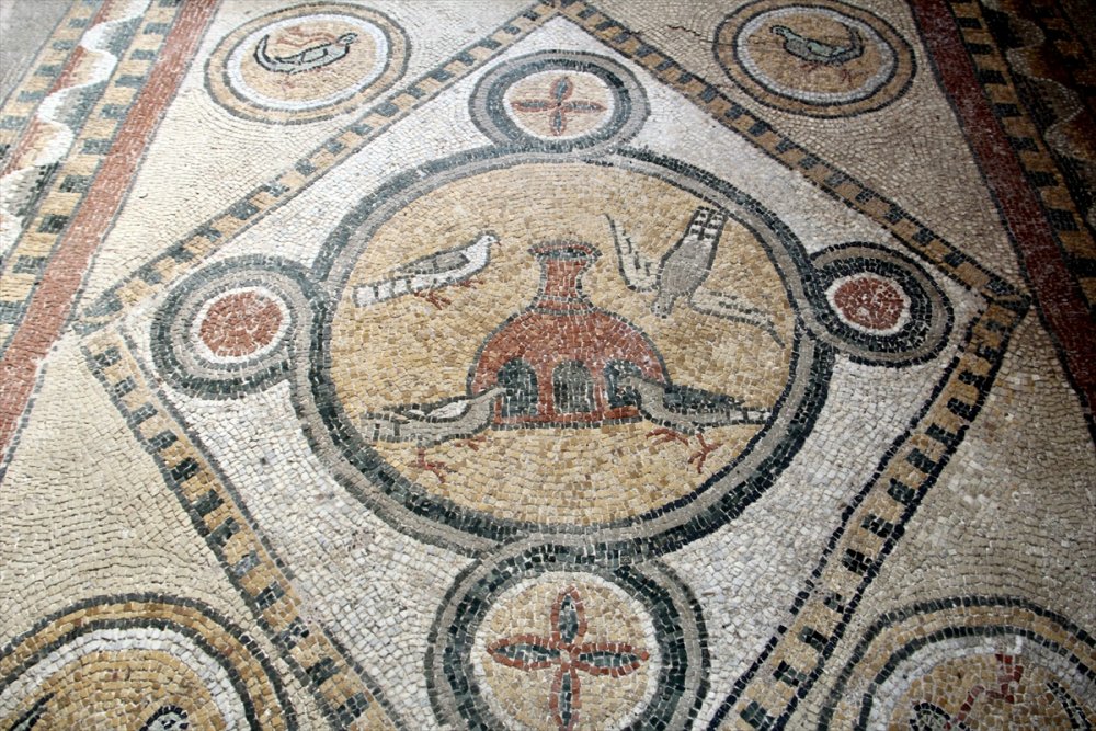 Restorasyonu tamamlanan 1600 yıllık mozaikler Sinop turizmine kazandırılmayı bekliyor