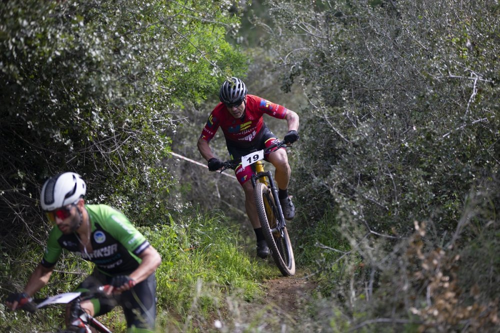 Uluslararası dağ bisikleti yarışı Aydın’da düzenlendi