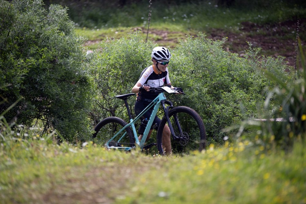 Uluslararası dağ bisikleti yarışı Aydın’da düzenlendi