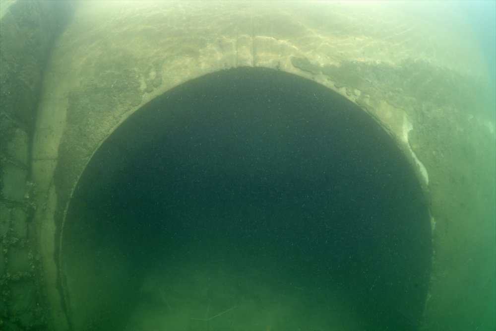 Şanlıurfa’nın Halfeti ilçesinde baraj içinde kalan muhteşem görüntüler