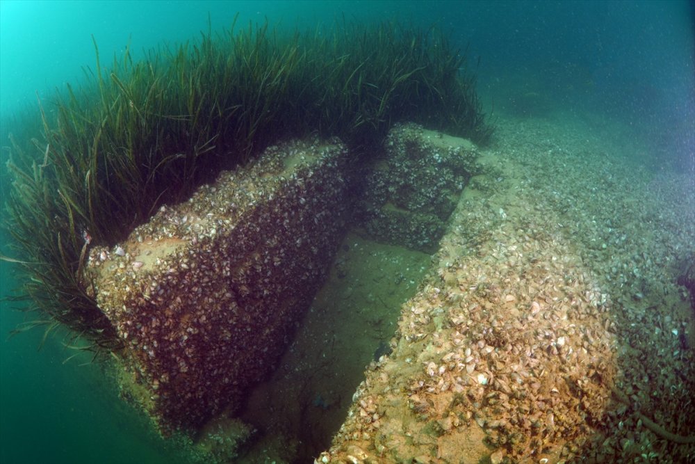 Şanlıurfa’nın Halfeti ilçesinde baraj içinde kalan muhteşem görüntüler