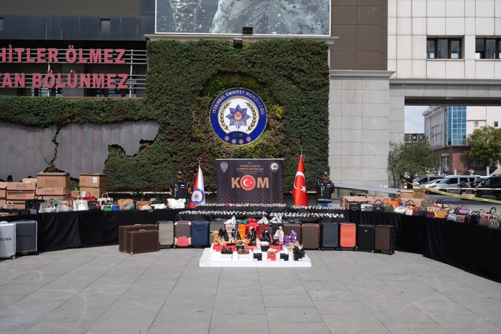 İstanbul'da 10 binden fazla kaçak gözlük, saat ve çanta ele geçirildi