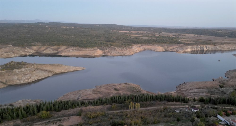 Kırklareli Barajı'nın doluluk oranı kuraklık nedeniyle yüzde 30'a düştü