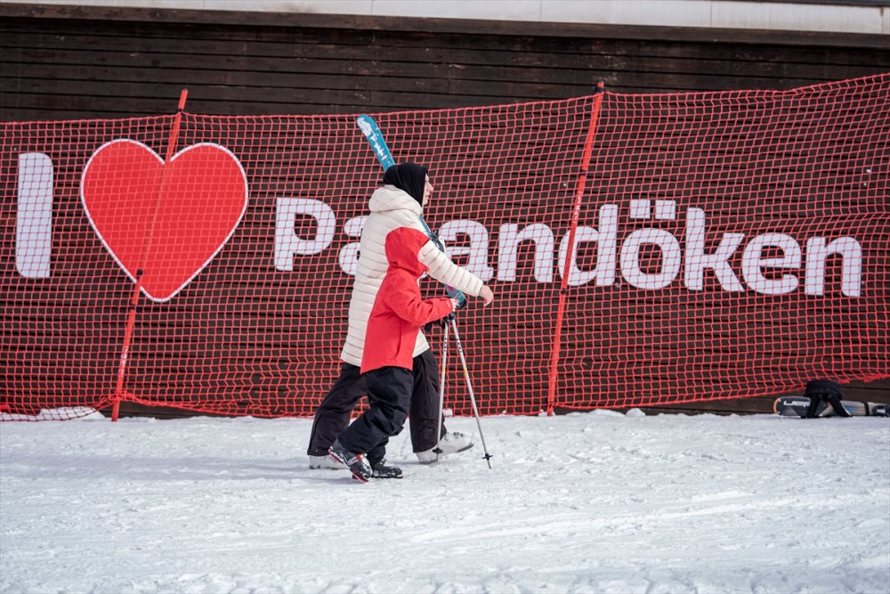 Palandöken bu Sömestirde de kayakseverlerin tercihi oldu