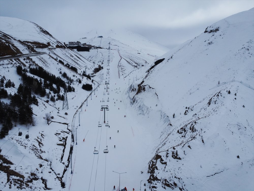Palandöken bu Sömestirde de kayakseverlerin tercihi oldu