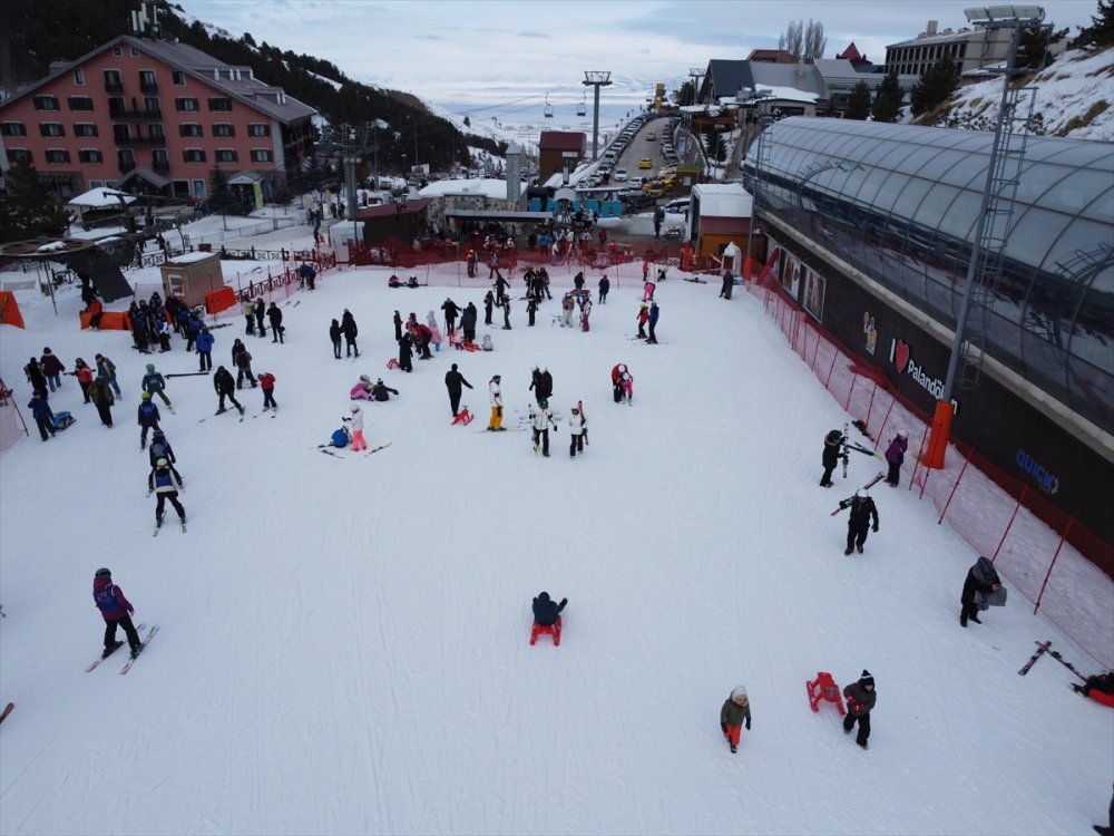 Palandöken bu Sömestirde de kayakseverlerin tercihi oldu