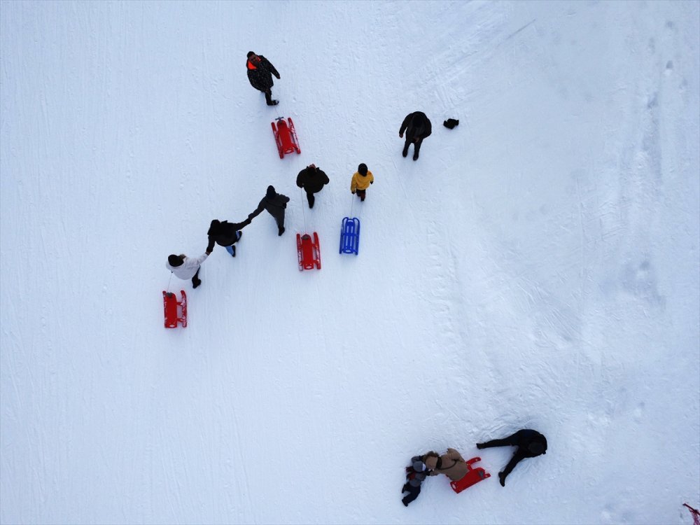 Palandöken bu Sömestirde de kayakseverlerin tercihi oldu