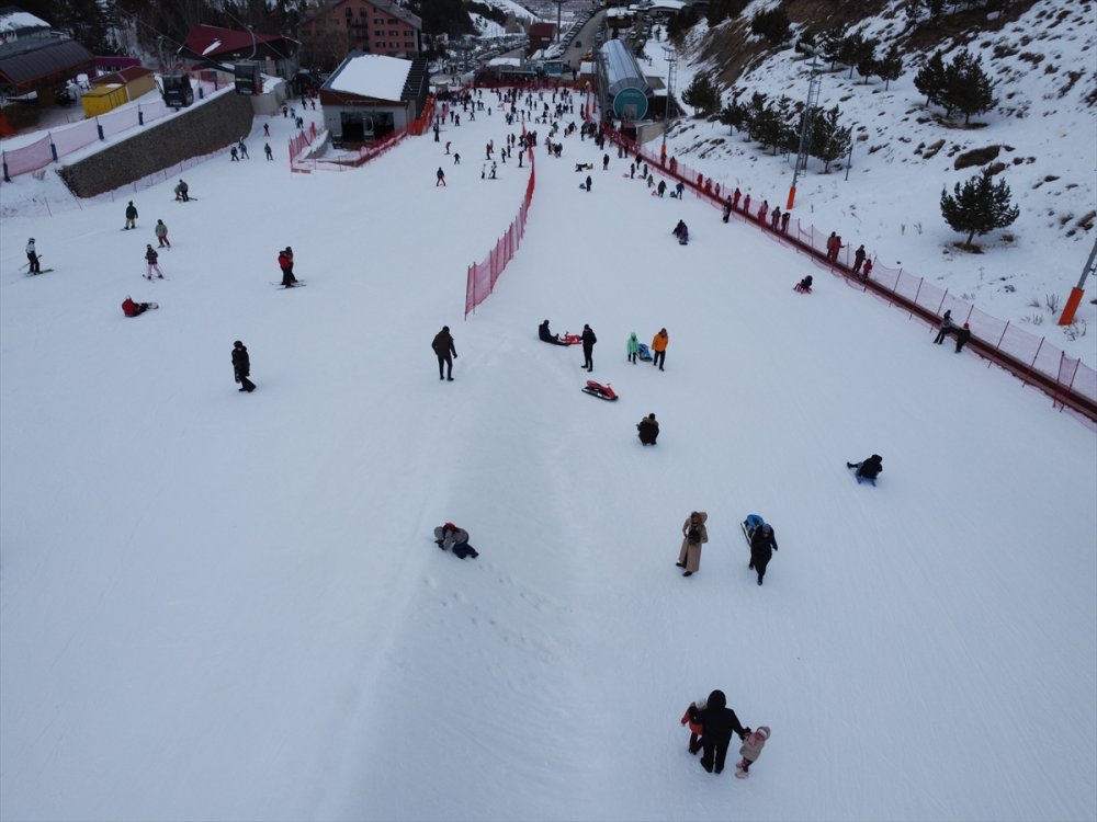 Palandöken bu Sömestirde de kayakseverlerin tercihi oldu
