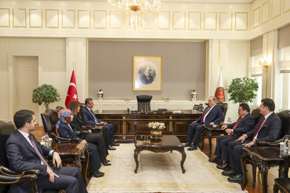 CHP Liderinden, Yargıtay Başkanı Kerkez'e hayırlı olsun ziyareti