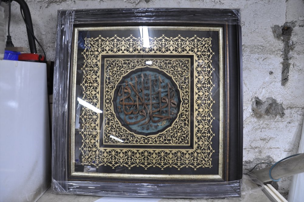 İşinin Ehli Eskişehir’li Naht Ustasından Mükemmel Eserler