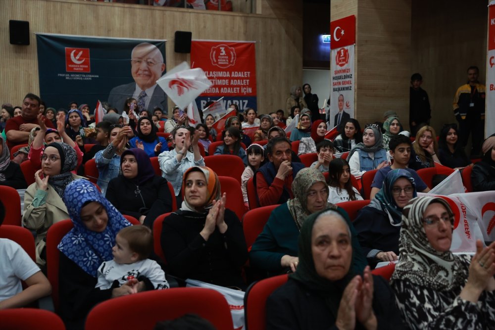 Yeniden Refah Partisi Genel Başkanı Erbakan, Niğde'de “Önce Millet” dedi