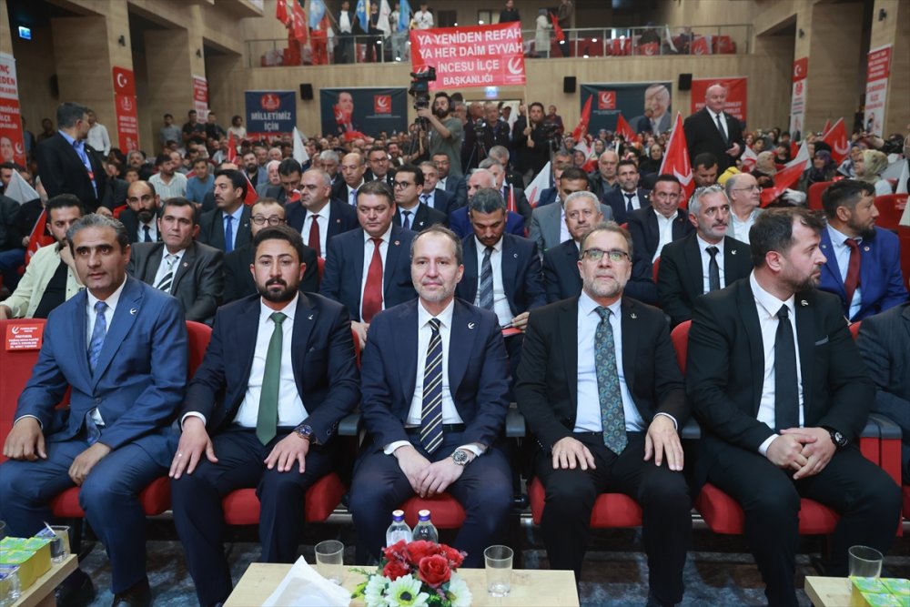 Yeniden Refah Partisi Genel Başkanı Erbakan, Niğde'de “Önce Millet” dedi