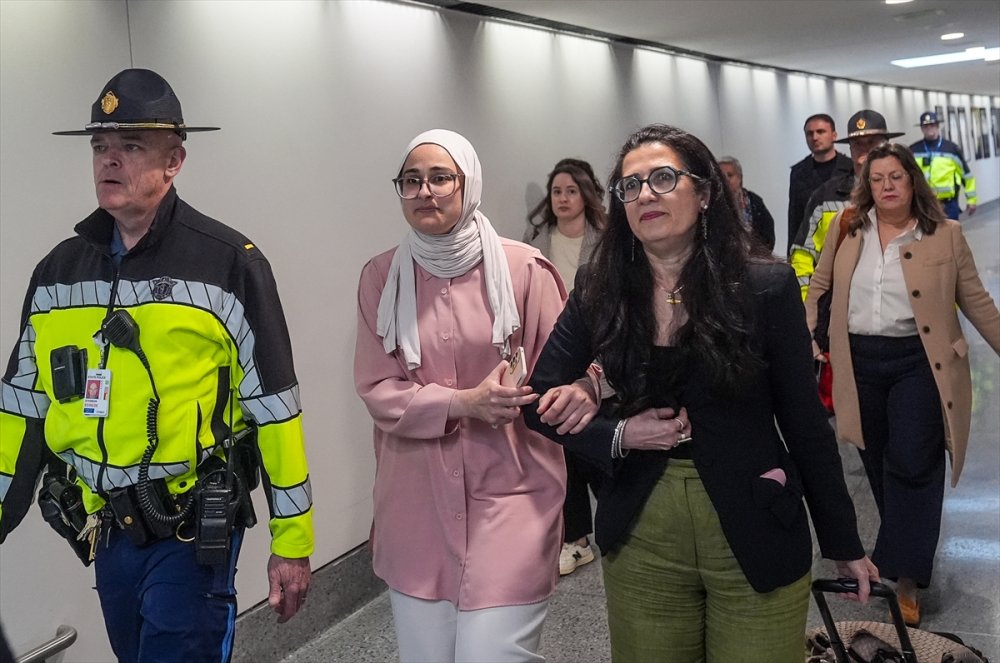 ABD'de serbest bırakılan Rümeysa Öztürk, yaşadığı Massachusetts eyaletine döndü