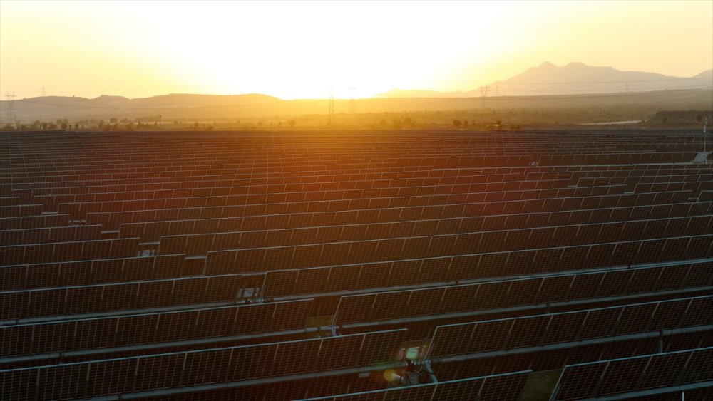 Hatay'ın Erzin İlçesindeki çorak arazi güneş tarlasına dönüştü