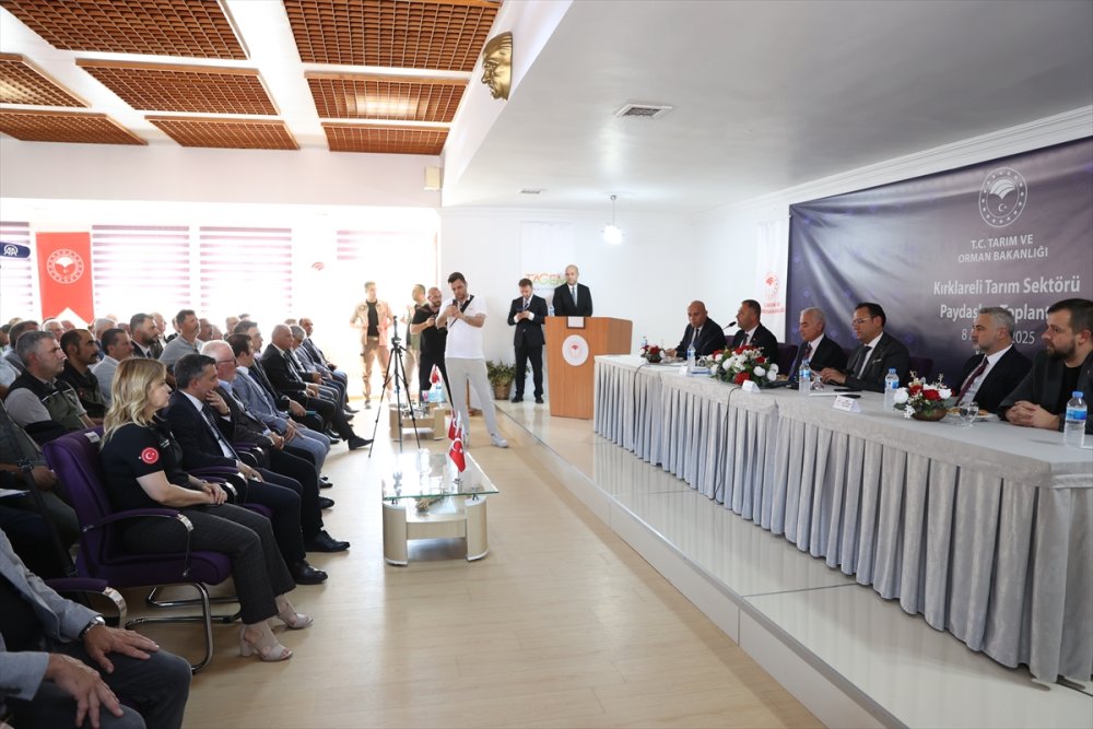 Tarım ve Orman Bakan Yardımcısı Ebubekir Gizligider, Kırklareli'ni ziyaret etti