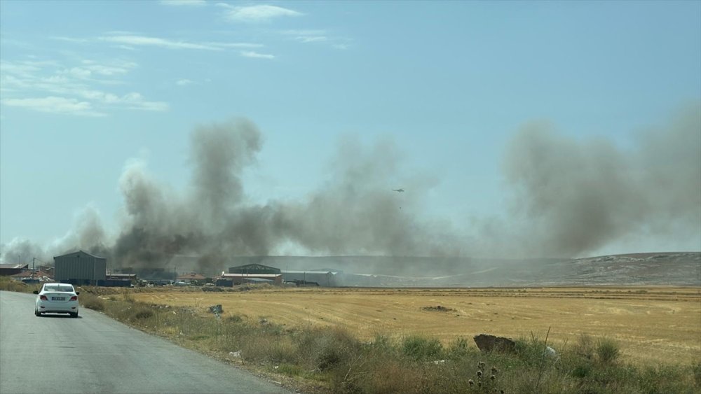 Eskişehir’in Odunpazarı İlçesinde Yangın