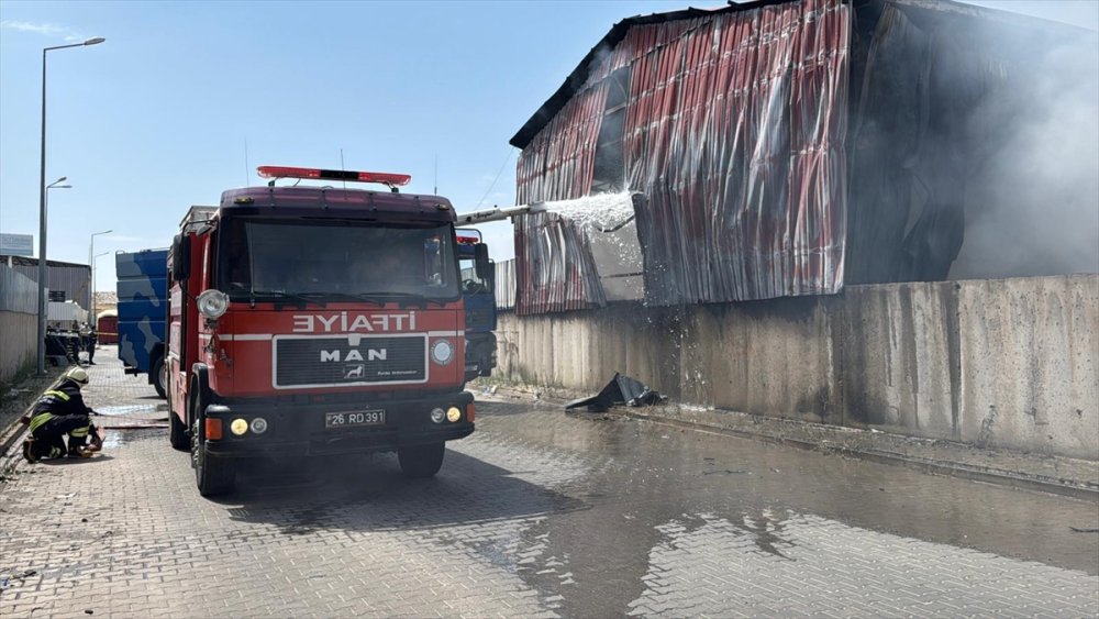 Eskişehir’in Odunpazarı İlçesinde Yangın