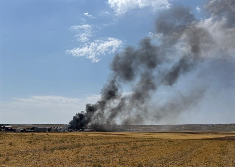 Eskişehir’in Odunpazarı İlçesinde Yangın