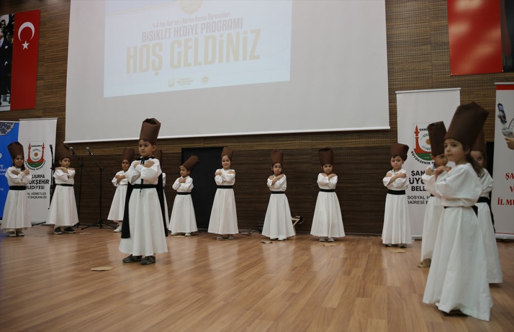 Şanlıurfa'da 700 öğrenciye bisiklet hediye edildi