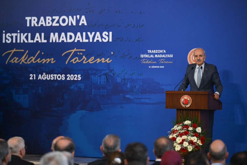 TBMM Başkanı Kurtulmuş, Trabzon'a İstiklal Madalyası Takdim Töreni'nde konuştu:
