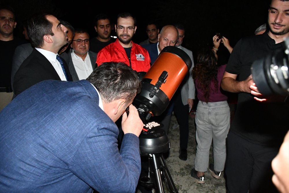 Bilecik'te bilim insanları ve gökyüzü tutkunları "karanlık gökyüzü gözlem" etkinliğinde buluştu