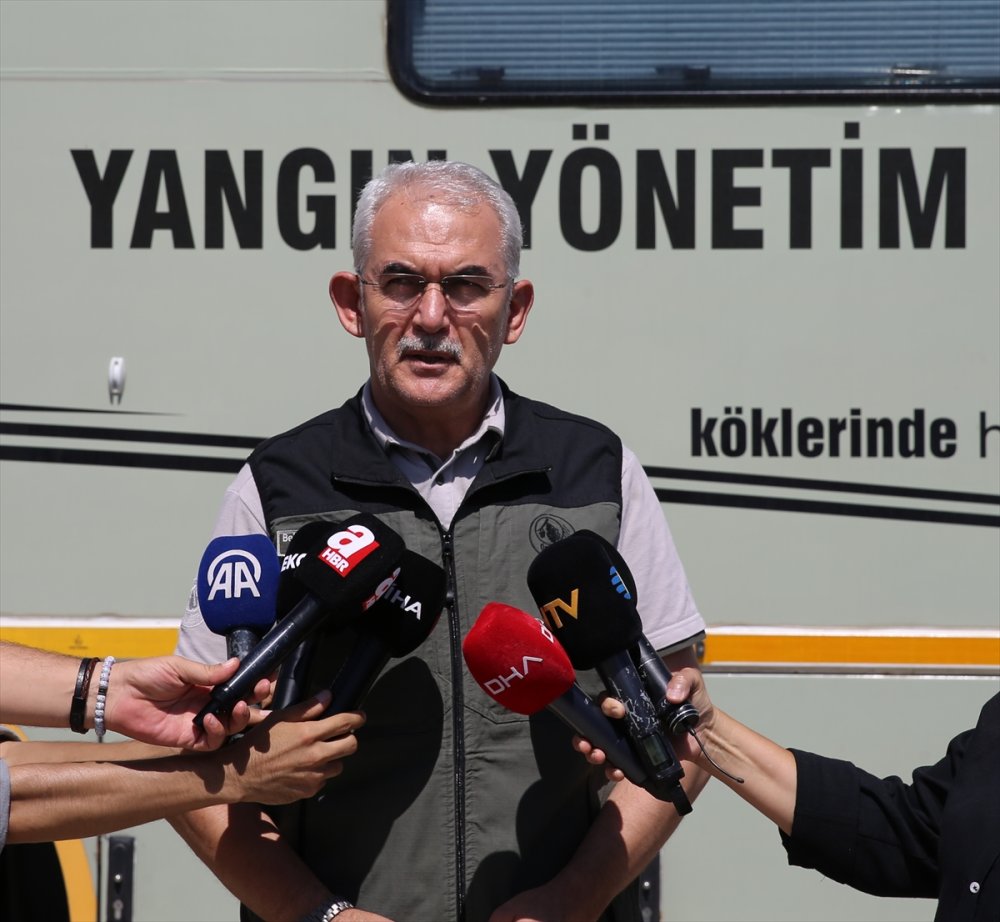 Orman Genel Müdürü Karacabey'den söndürme çalışmaları süren orman yangınlarına ilişkin açıklama: