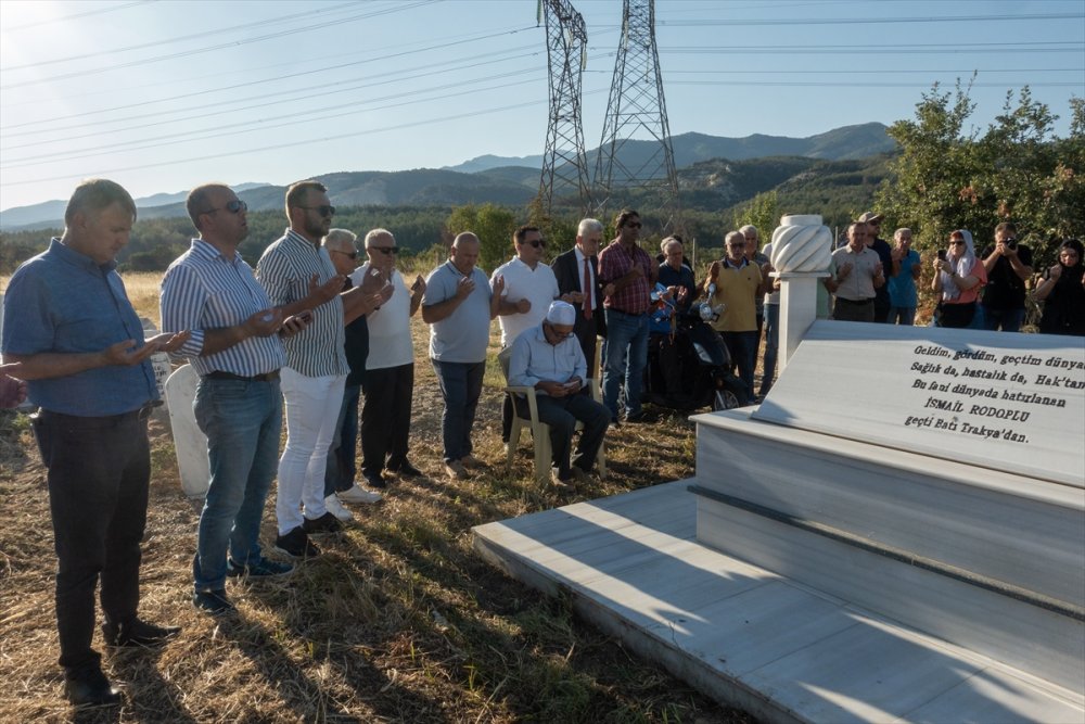 Batı Trakya Türklerinin hak mücadelesinin önde gelen isimlerinden Rodoplu kabri başında anıldı