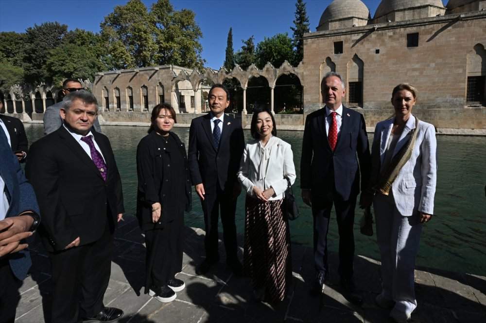 Japonya Prensesi Akiko Mikasa, Balıklıgöl'ü ziyaret etti