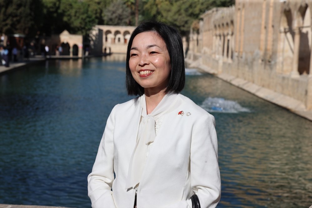 Japonya Prensesi Akiko Mikasa, Balıklıgöl'ü ziyaret etti