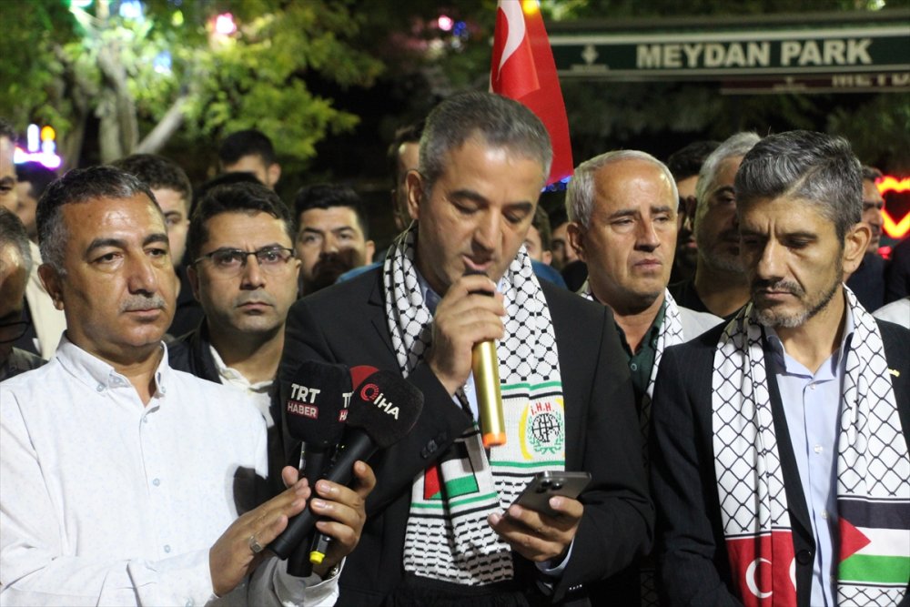 Güneydoğu da halk İsrail'in Küresel Sumud Filosu'na saldırısını protesto etti