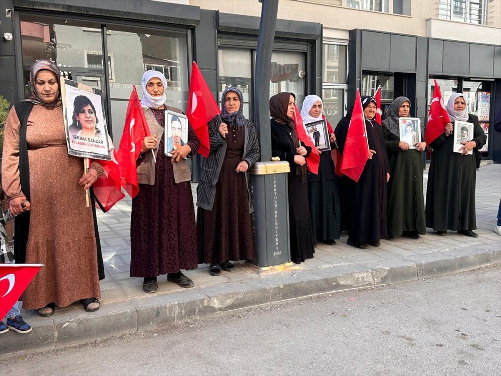 Vanlı aileler, DEM Parti İl Başkanlığı önündeki eylemlerini sürdürdü