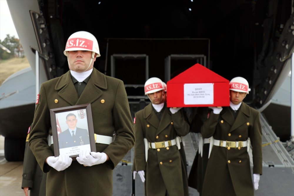 Şehitler tek tek getiriliyor  Kaplan ve İbbiği'nin cenazeleri Amasya'ya getirildi