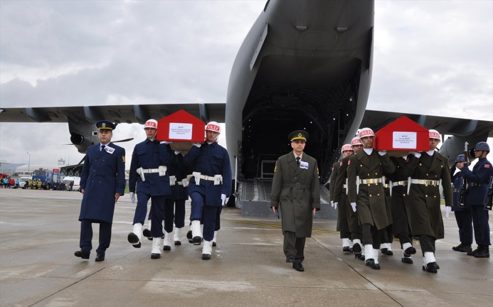 Şehitler tek tek getiriliyor  Kaplan ve İbbiği'nin cenazeleri Amasya'ya getirildi