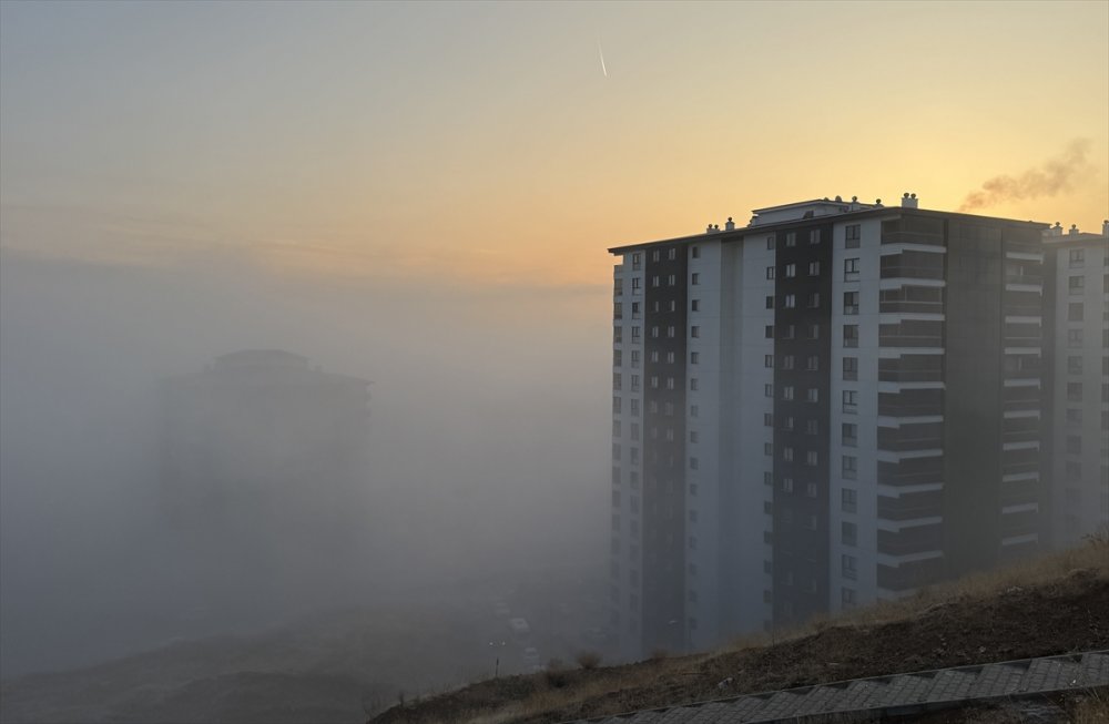 43 şehrin etkilendiği "Kilit kavşak" Kırıkkale'de sis etkili oldu